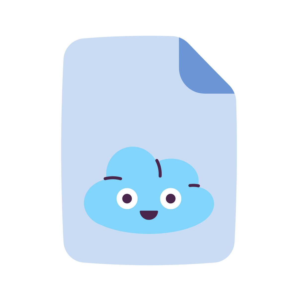 keek style cloud file icon