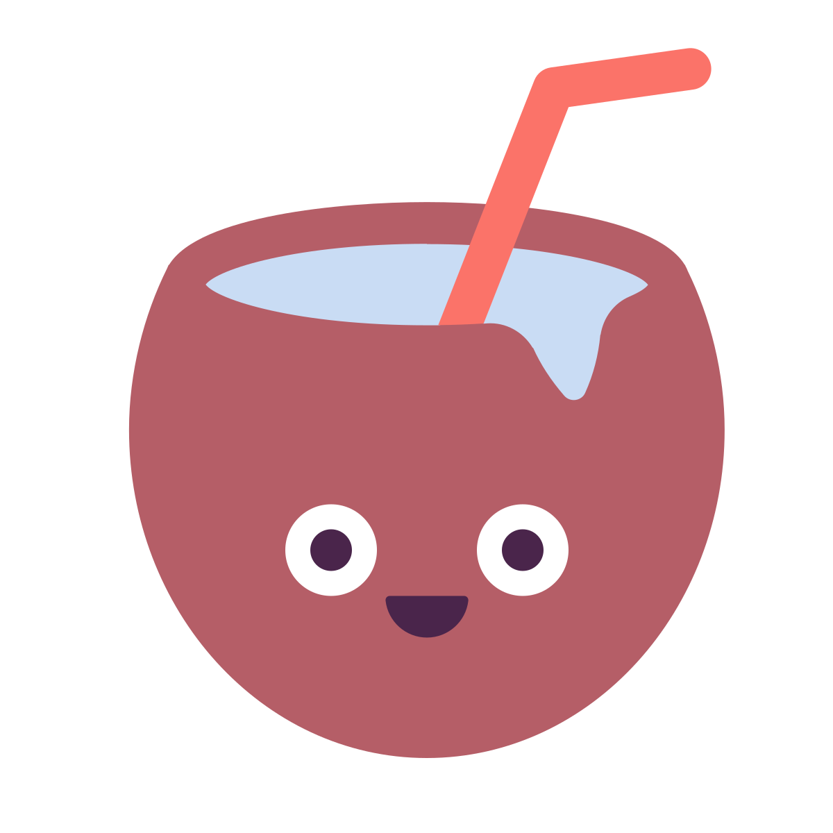keek style coconut cocktail icon