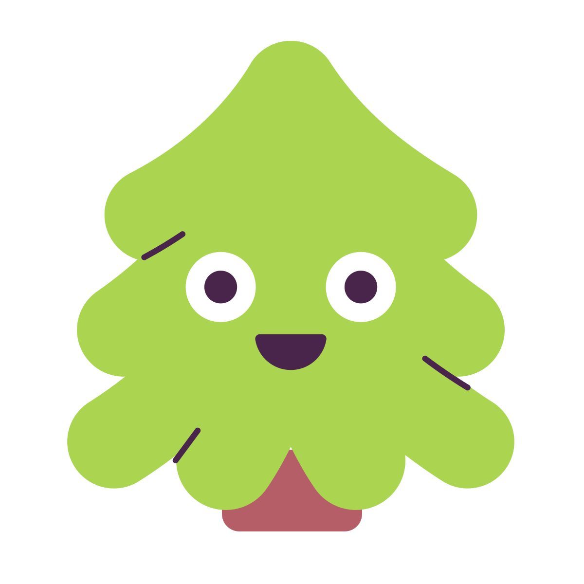 keek style árbol conífero icon