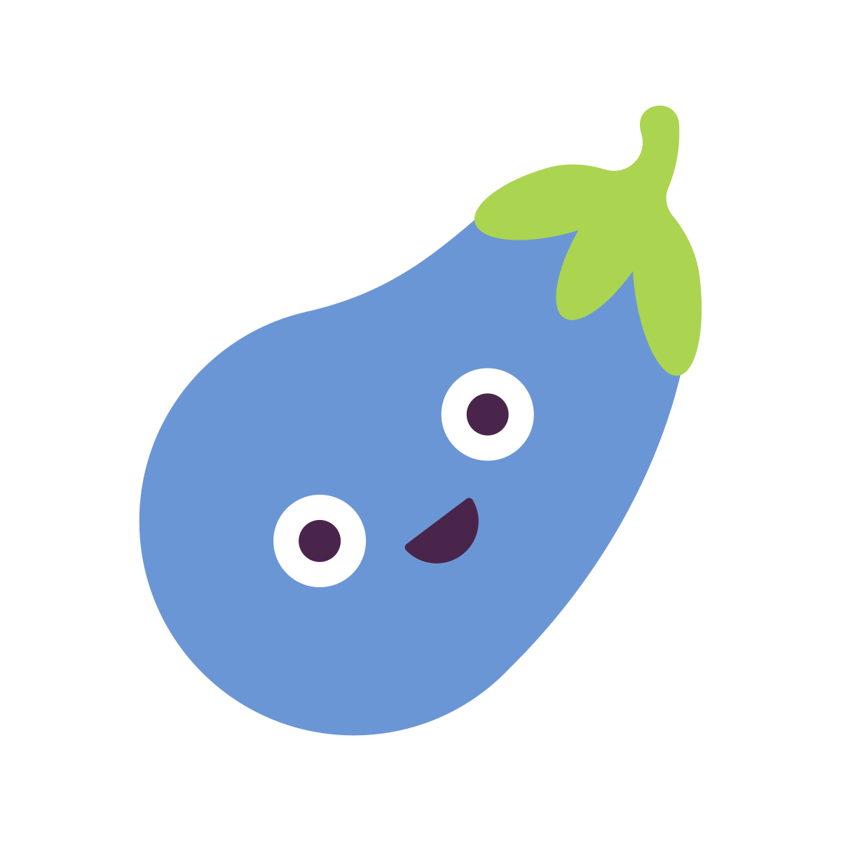 keek style eggplant icon