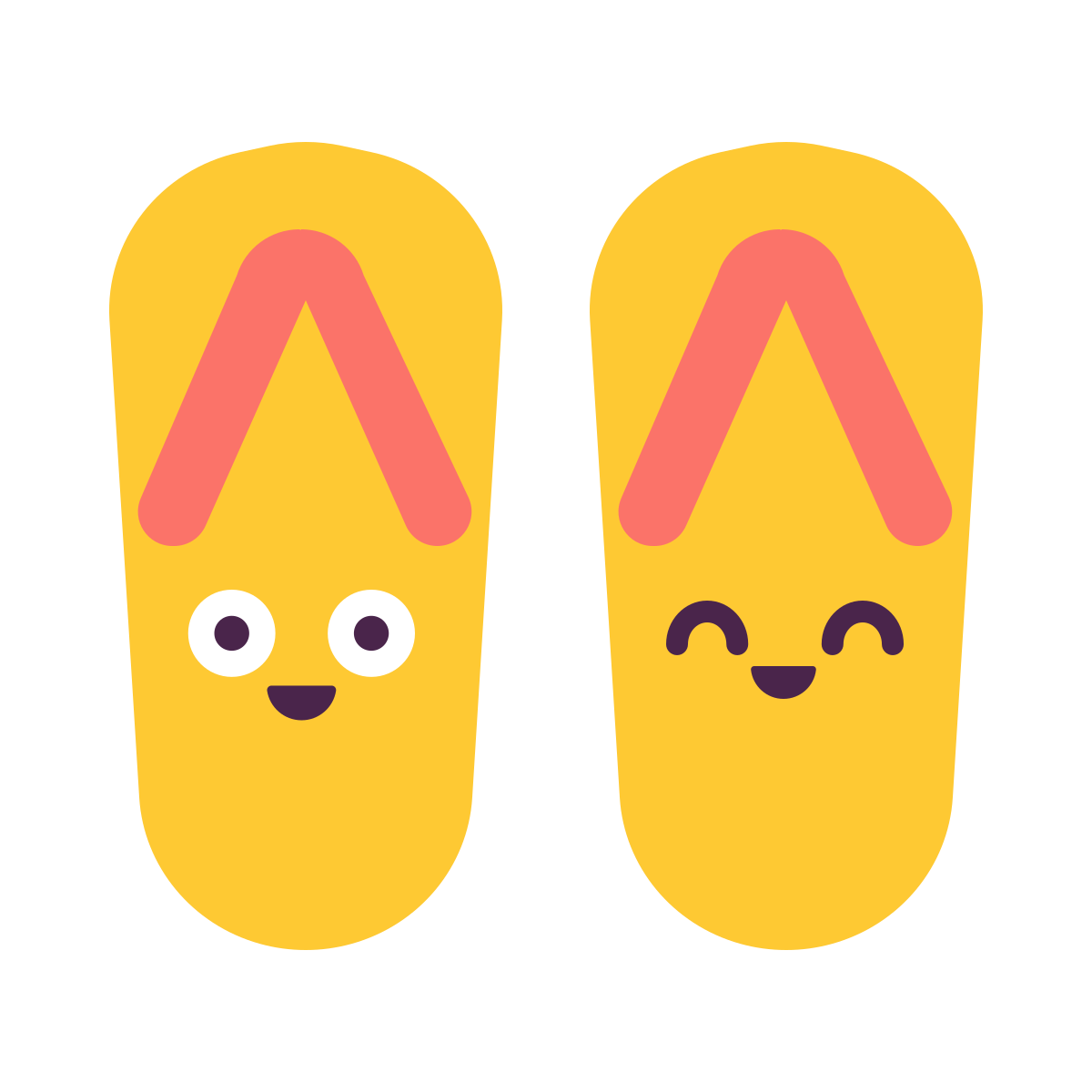 keek style flip flops icon