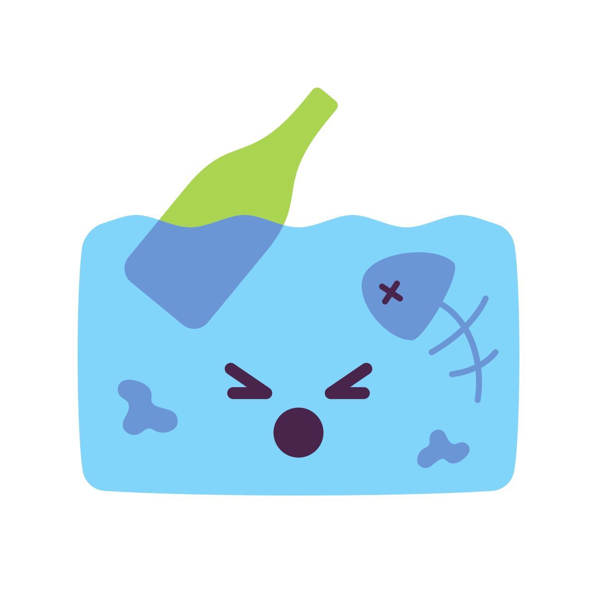 keek style meeresverschmutzung icon