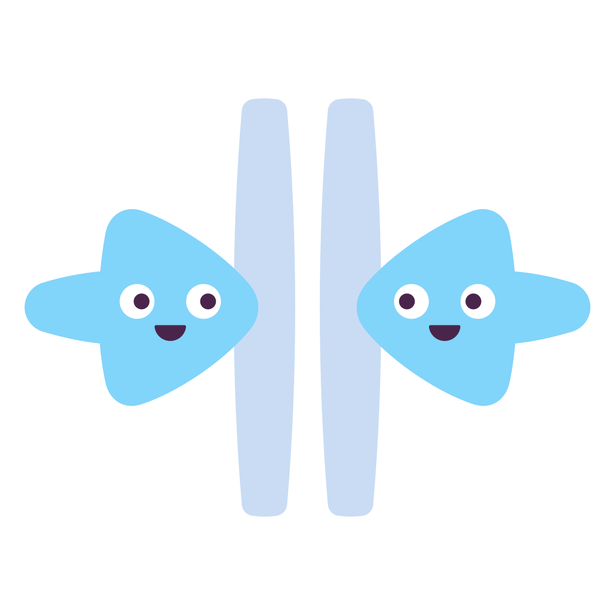 keek style merge vertical icon