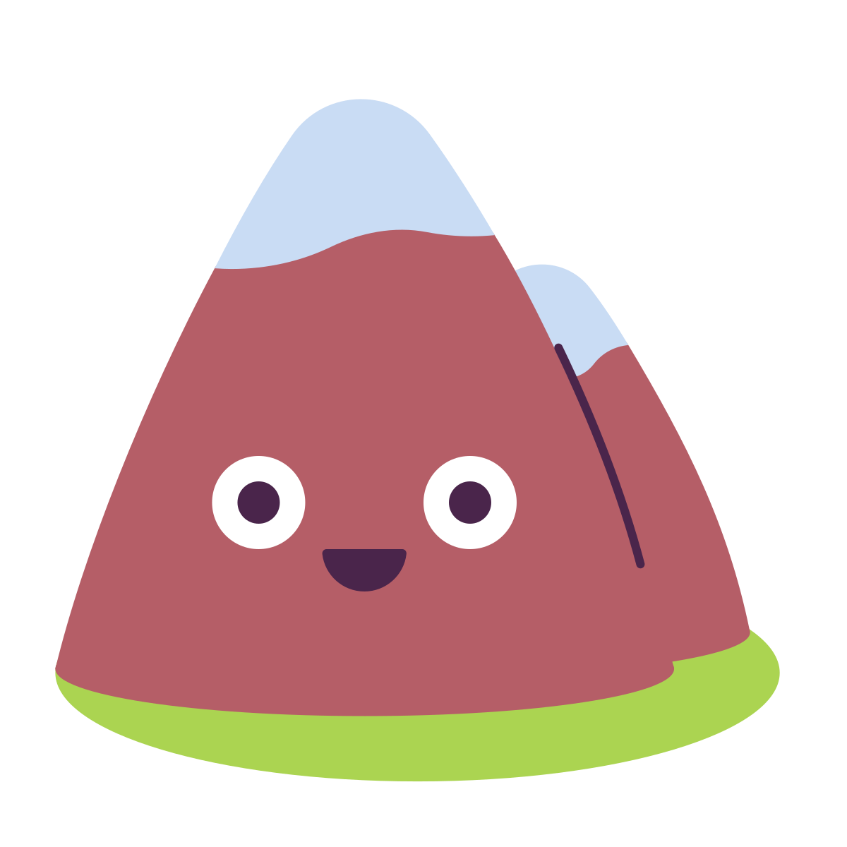 keek style mountain icon