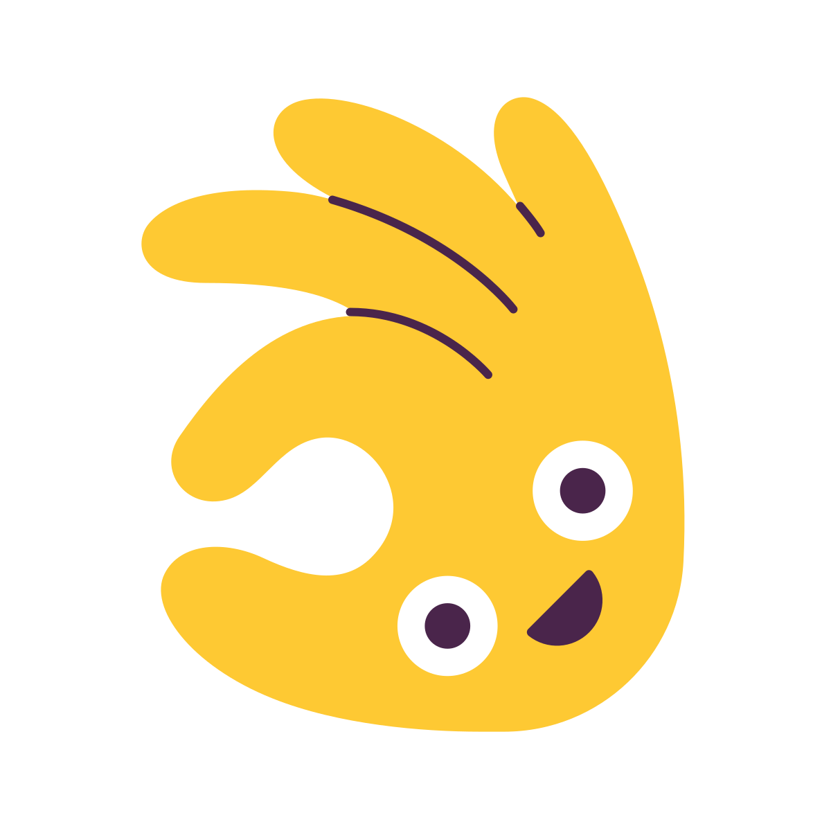 keek style ok hand icon