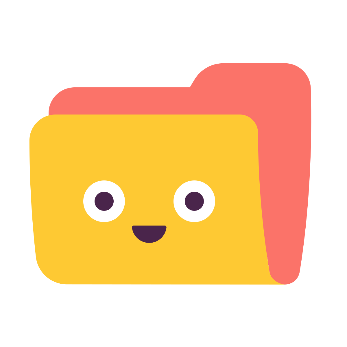 keek style opened folder icon