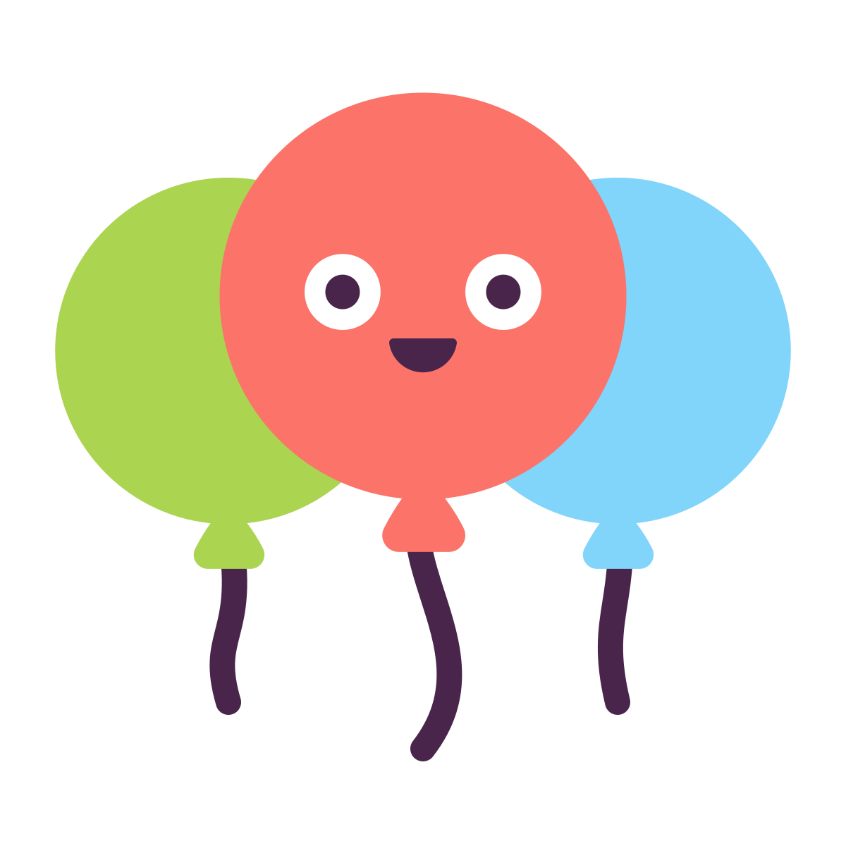 keek style party baloons icon