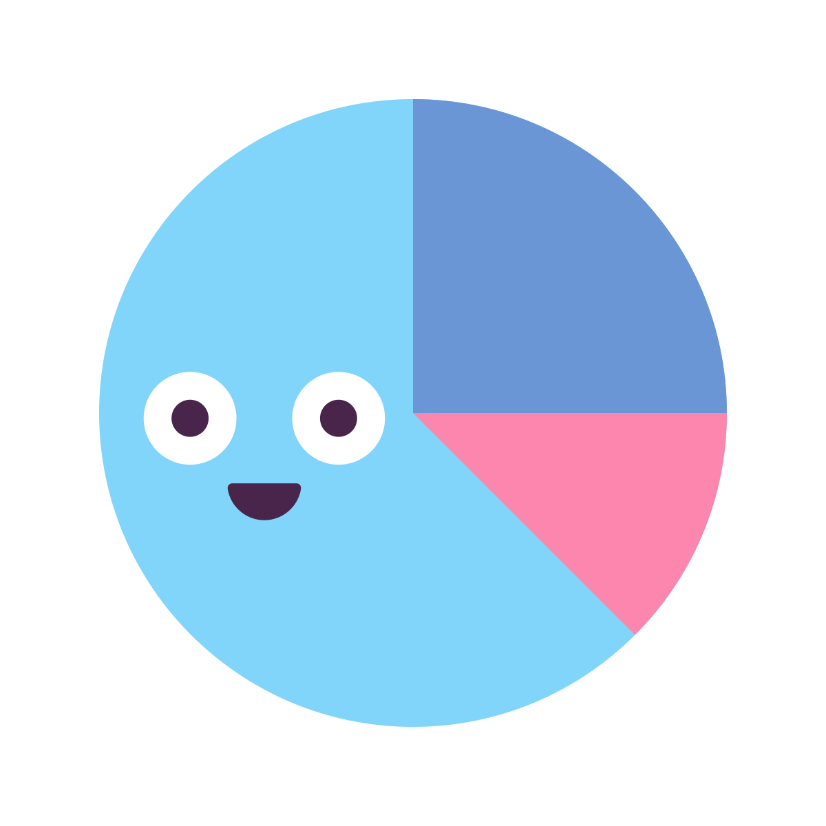 keek style pie chart icon