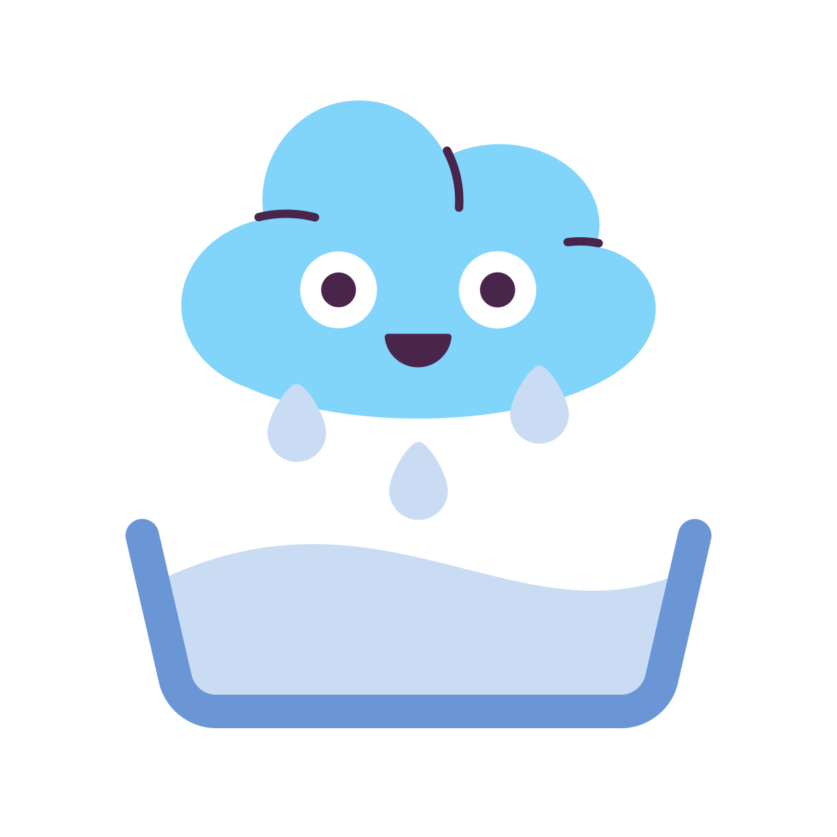 keek style rainwater catchment icon
