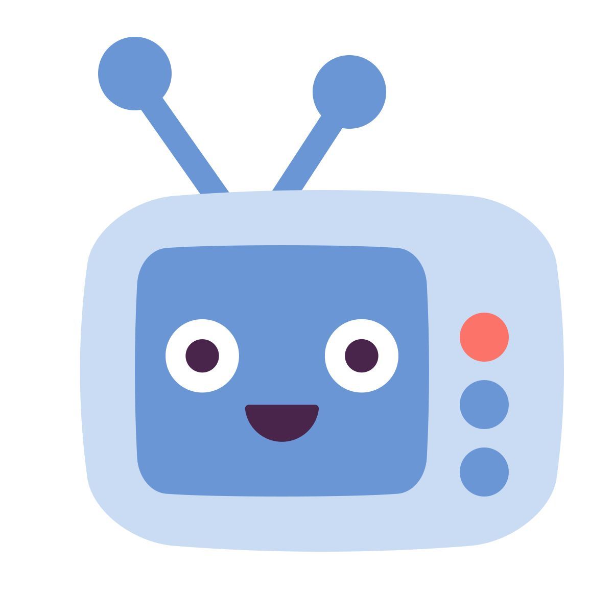 keek style retro tv icon