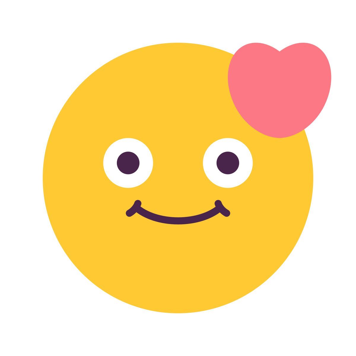 keek style 与心脏的微笑的面孔 icon