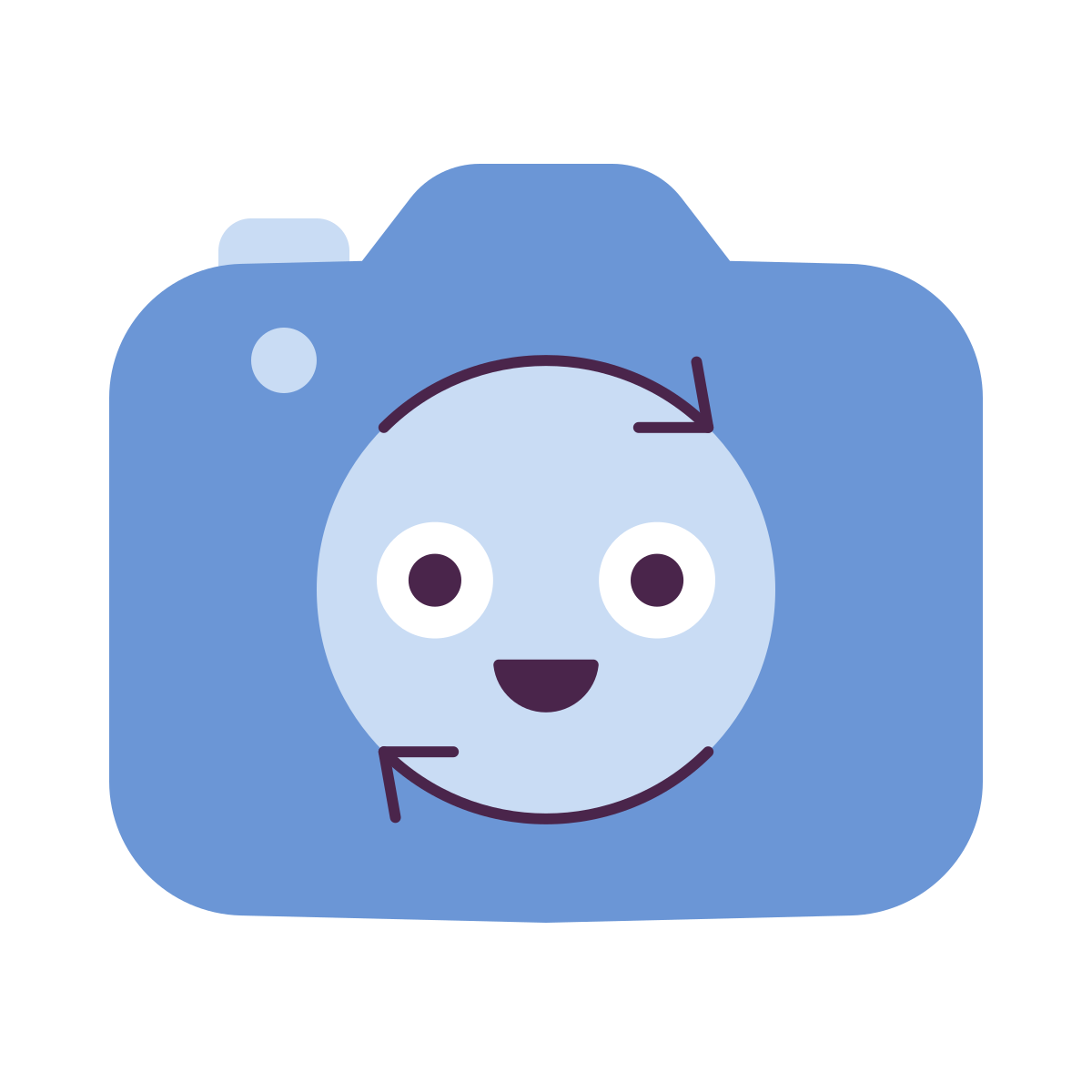 keek style switch camera icon