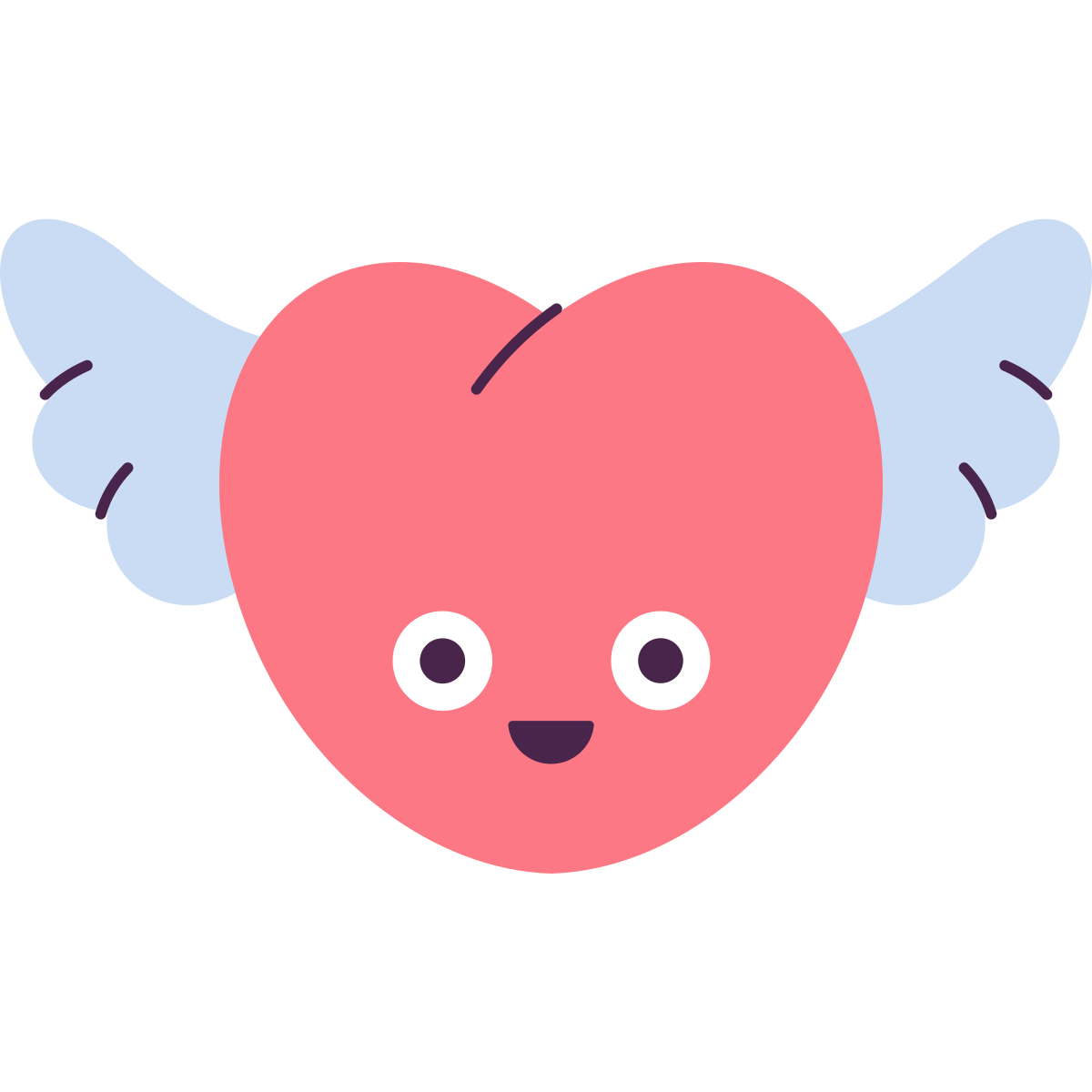 keek style valentine wings icon