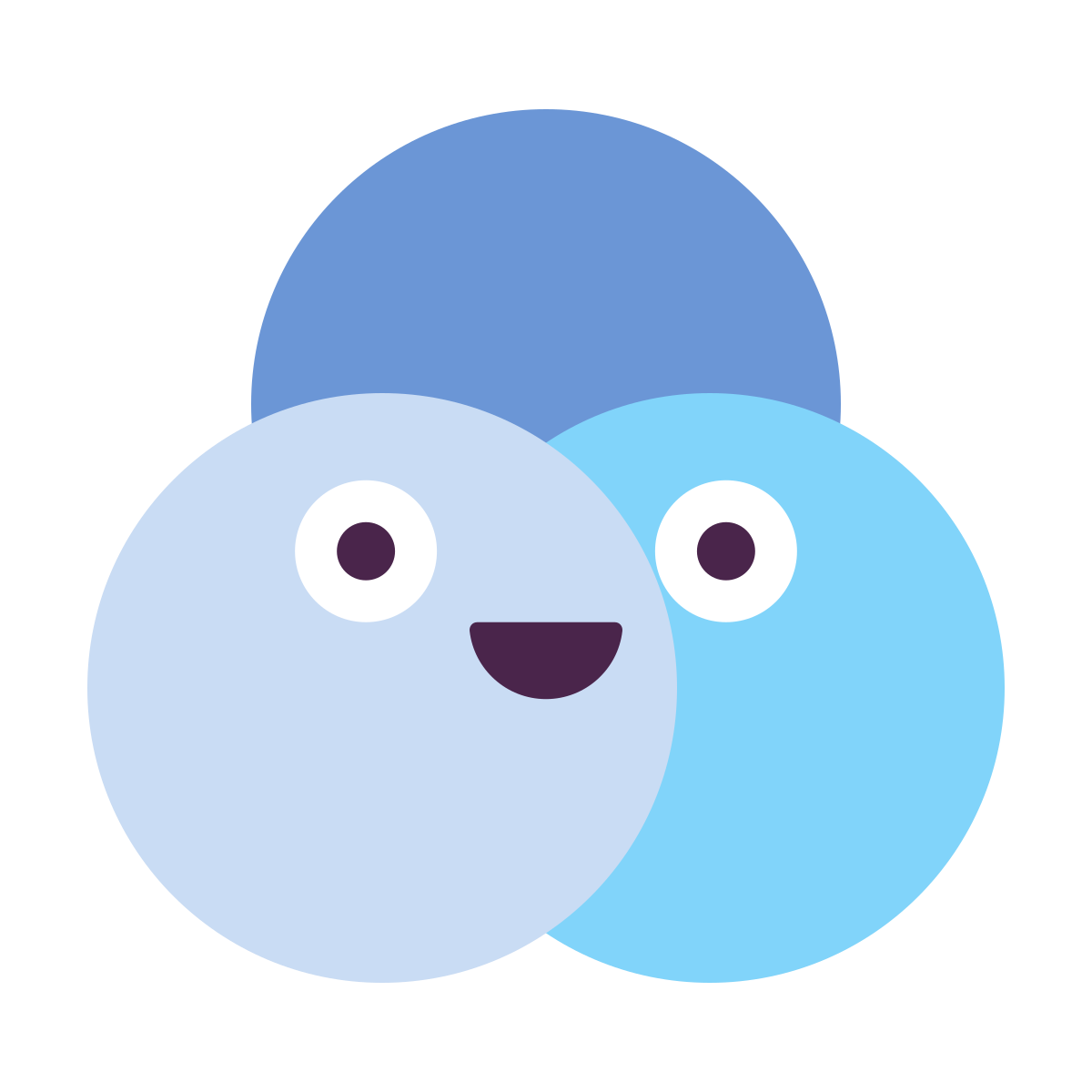 keek style venn diagram icon