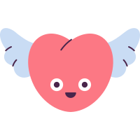 valentine wings icon