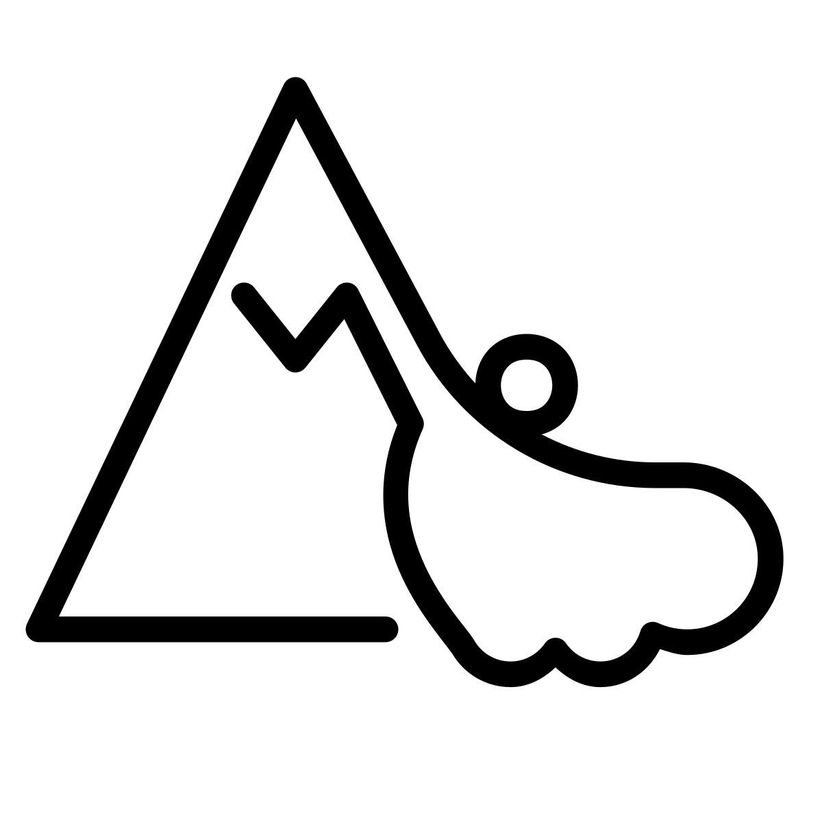 laces style 눈사태 icon