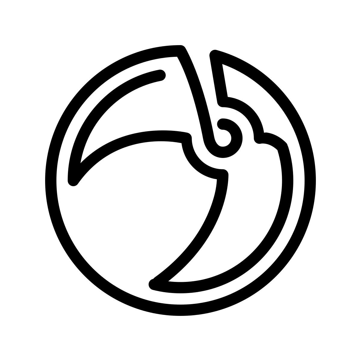 laces style beach ball icon