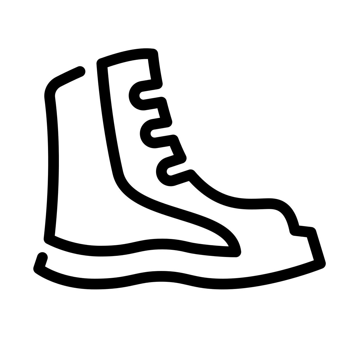 laces style boots icon