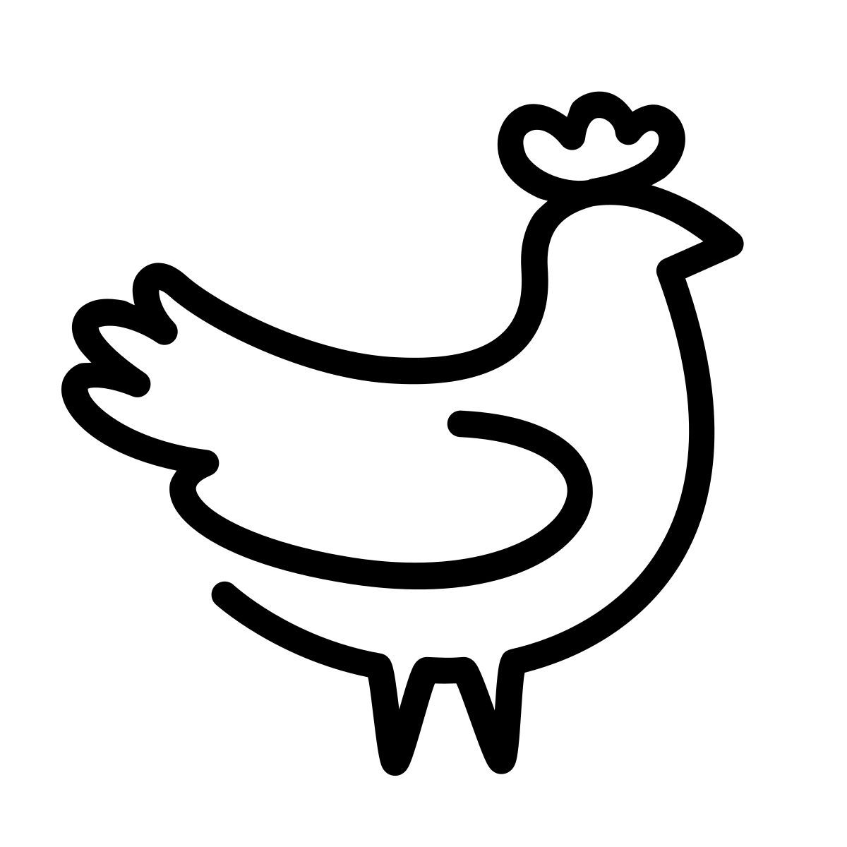 laces style 鸡 icon