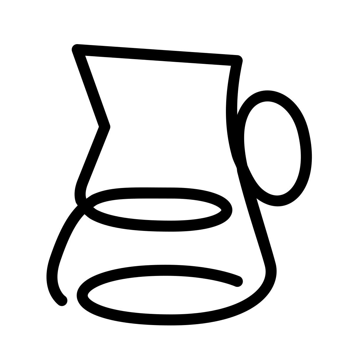 laces style 커피 포트 icon