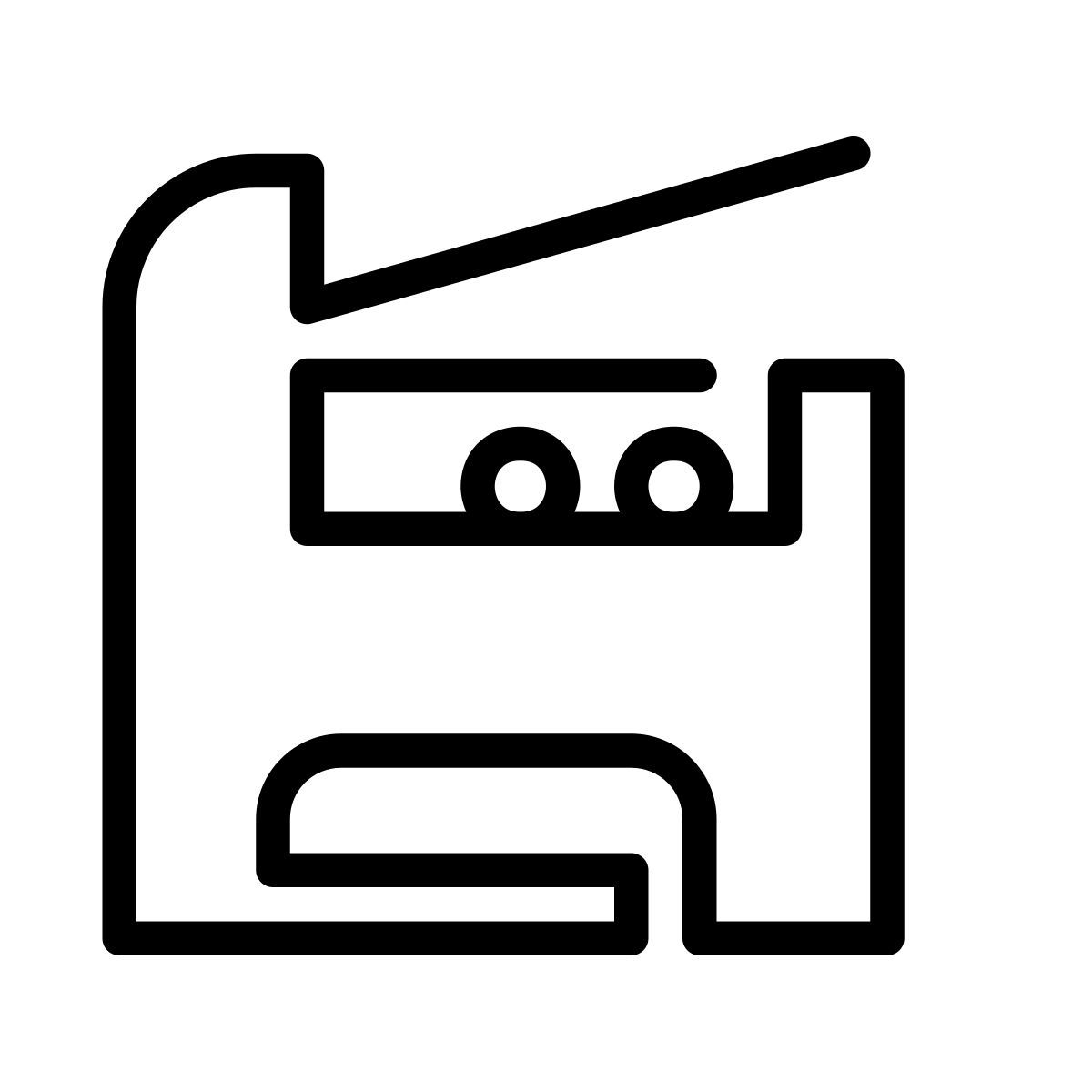 laces style maquina de copiar icon