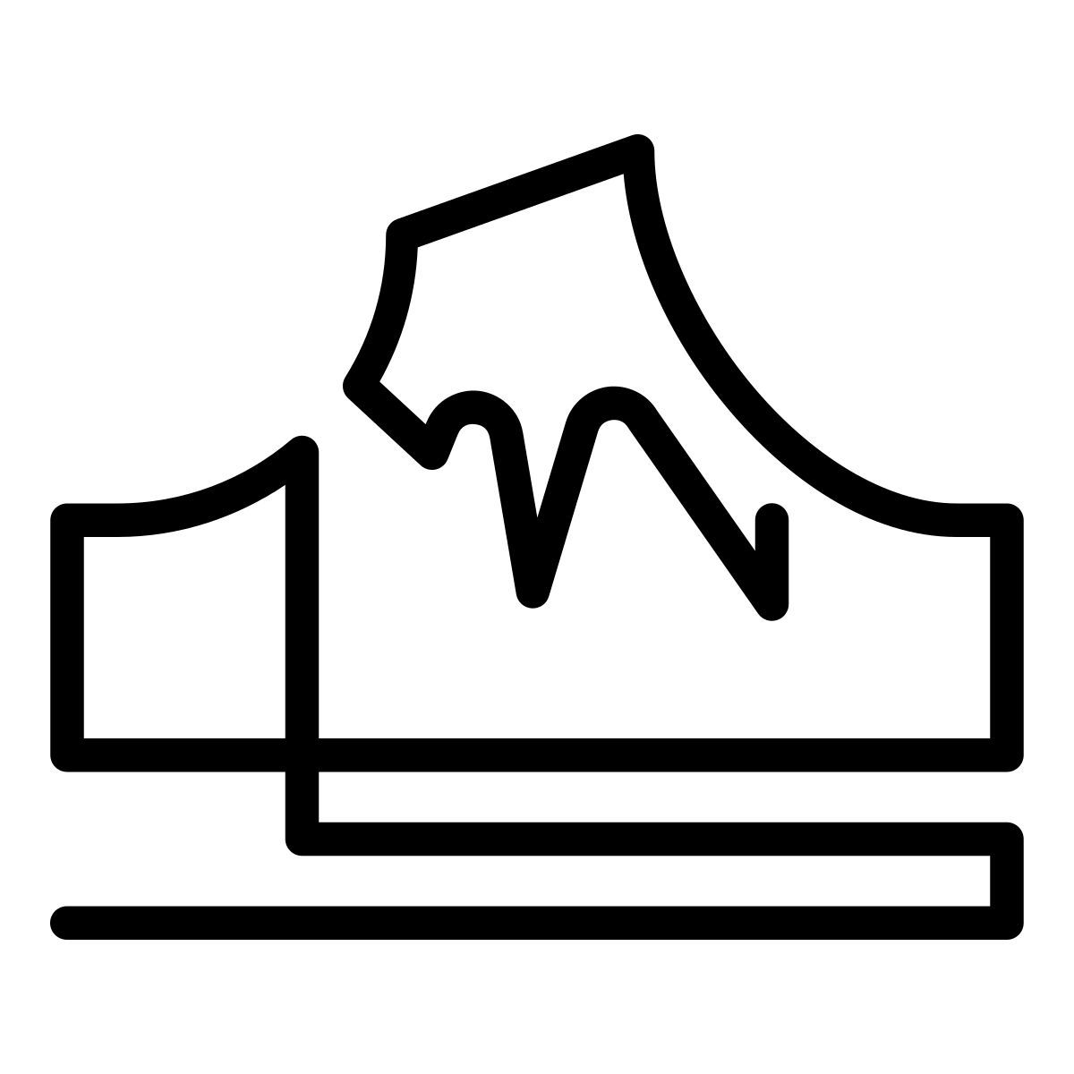laces style monte fuji icon