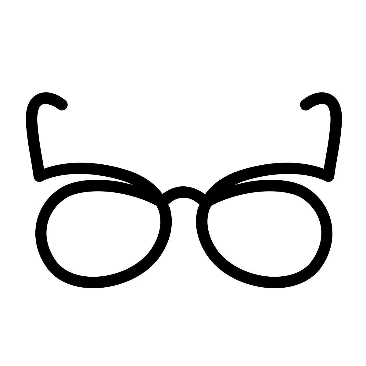 laces style glasses icon