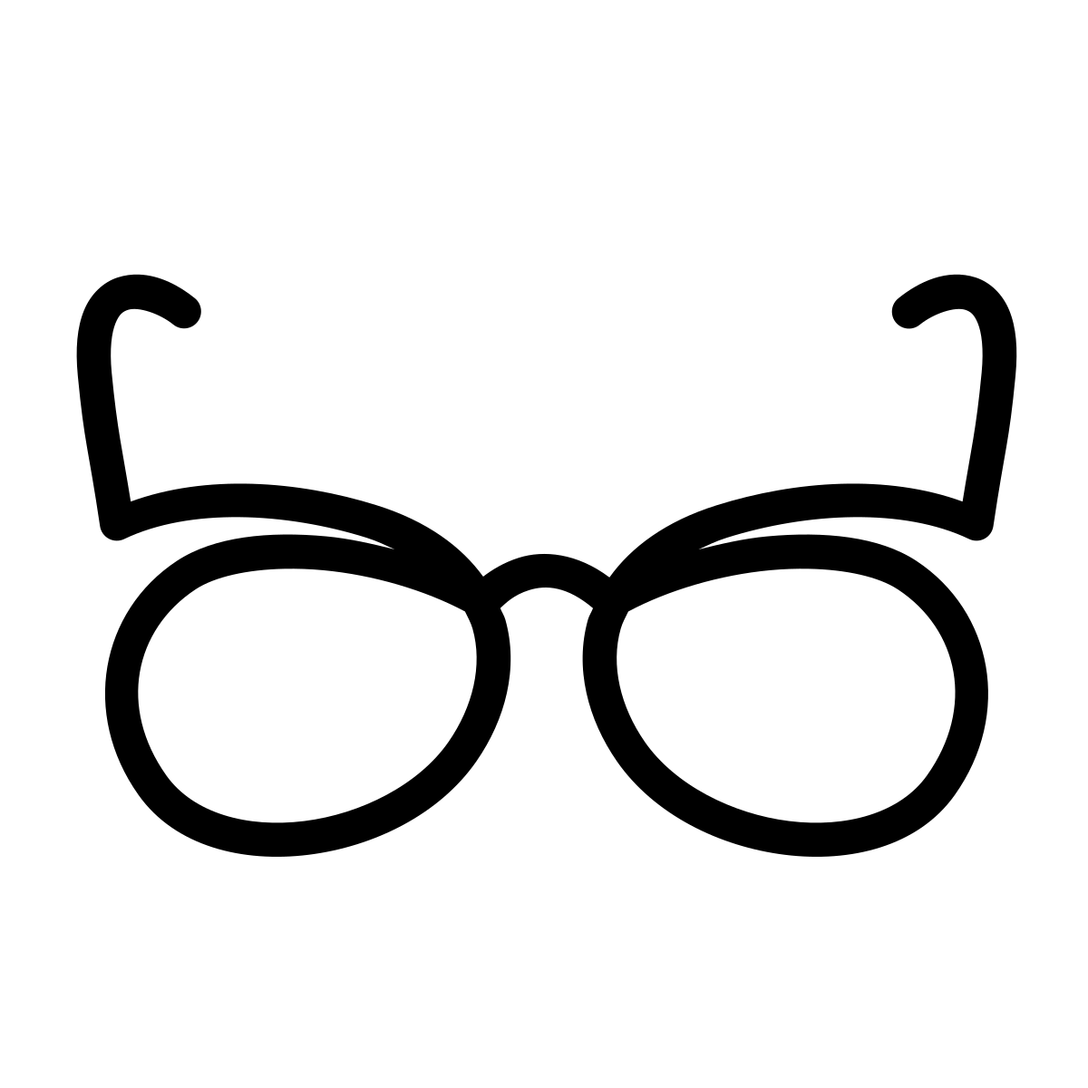 laces style glasses icon