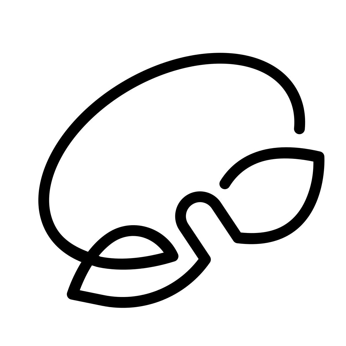 laces style head band icon
