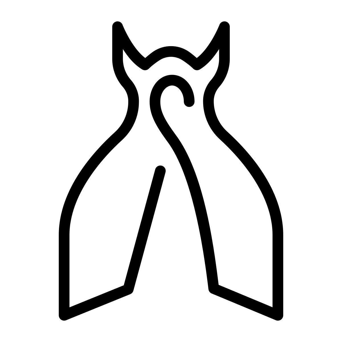 laces style halloween costume icon