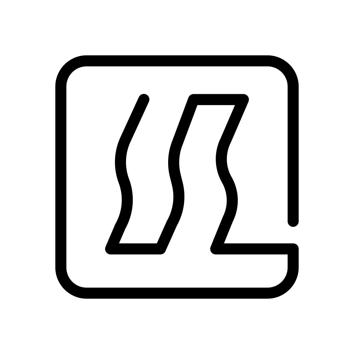 laces style hot air icon