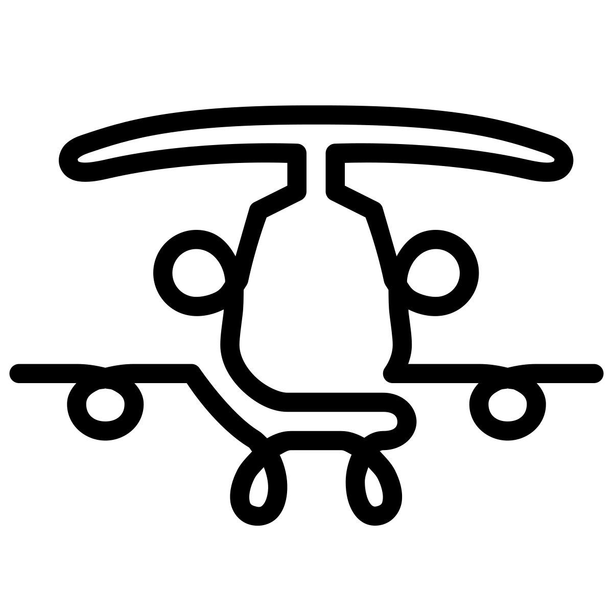 laces style militärhubschrauber icon