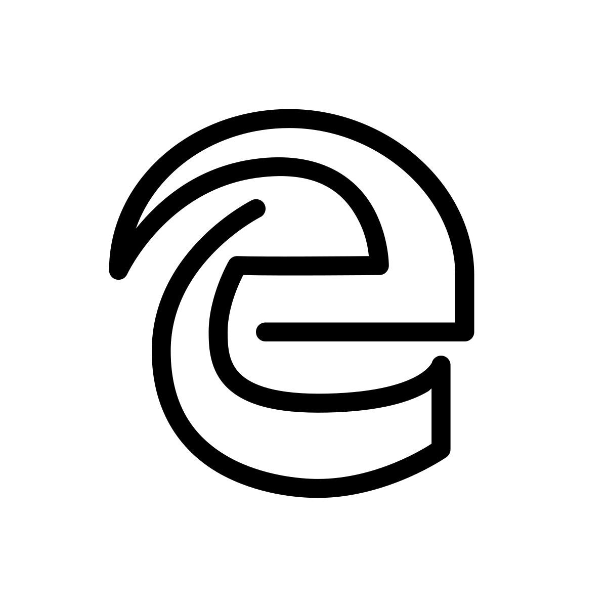 laces style ms edge icon