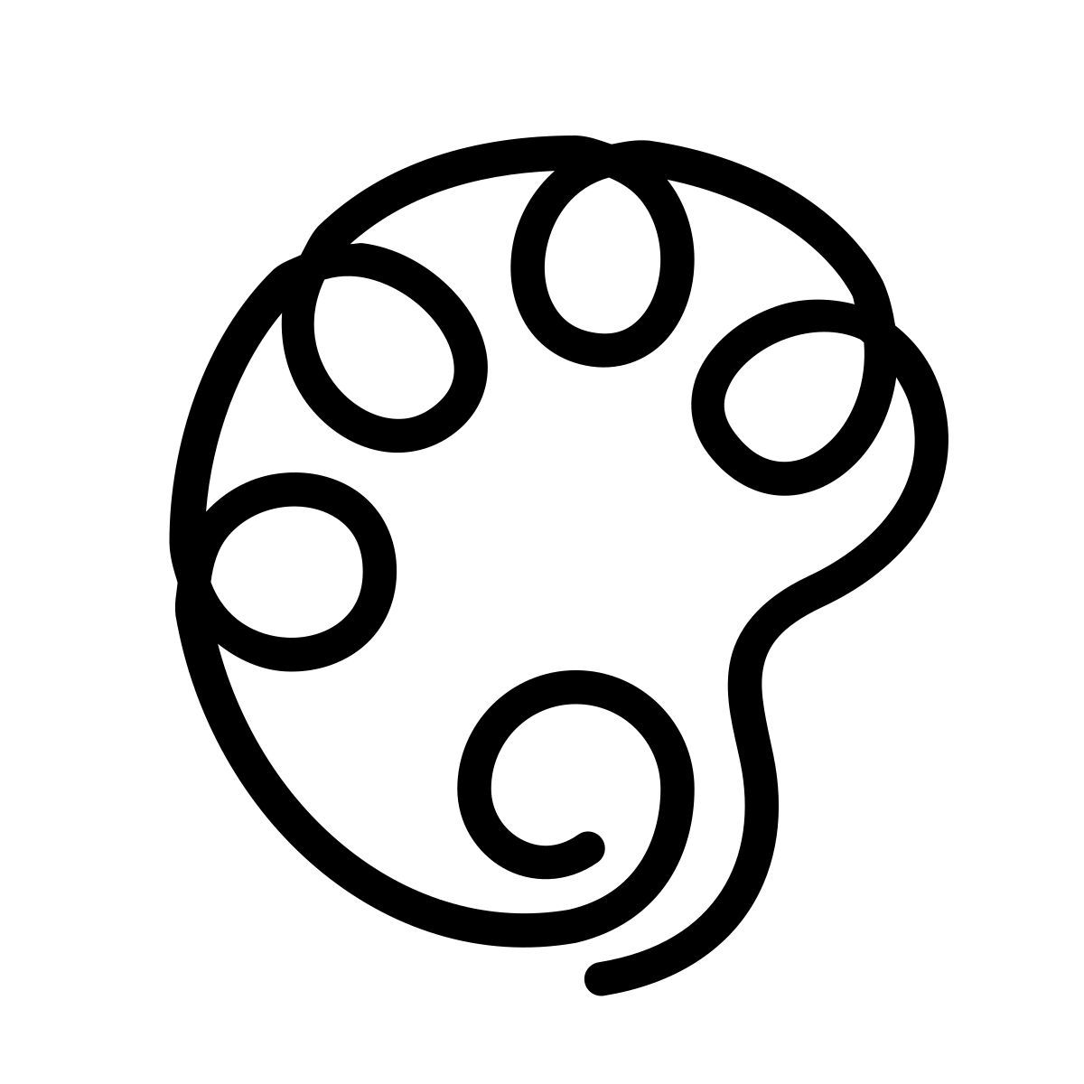 laces style paleta de pintura icon