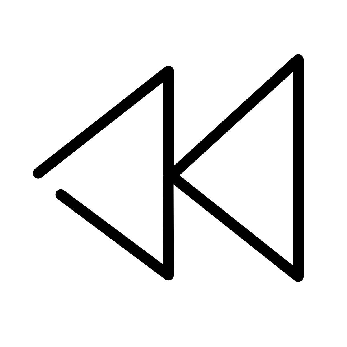 laces style rebobinar icon