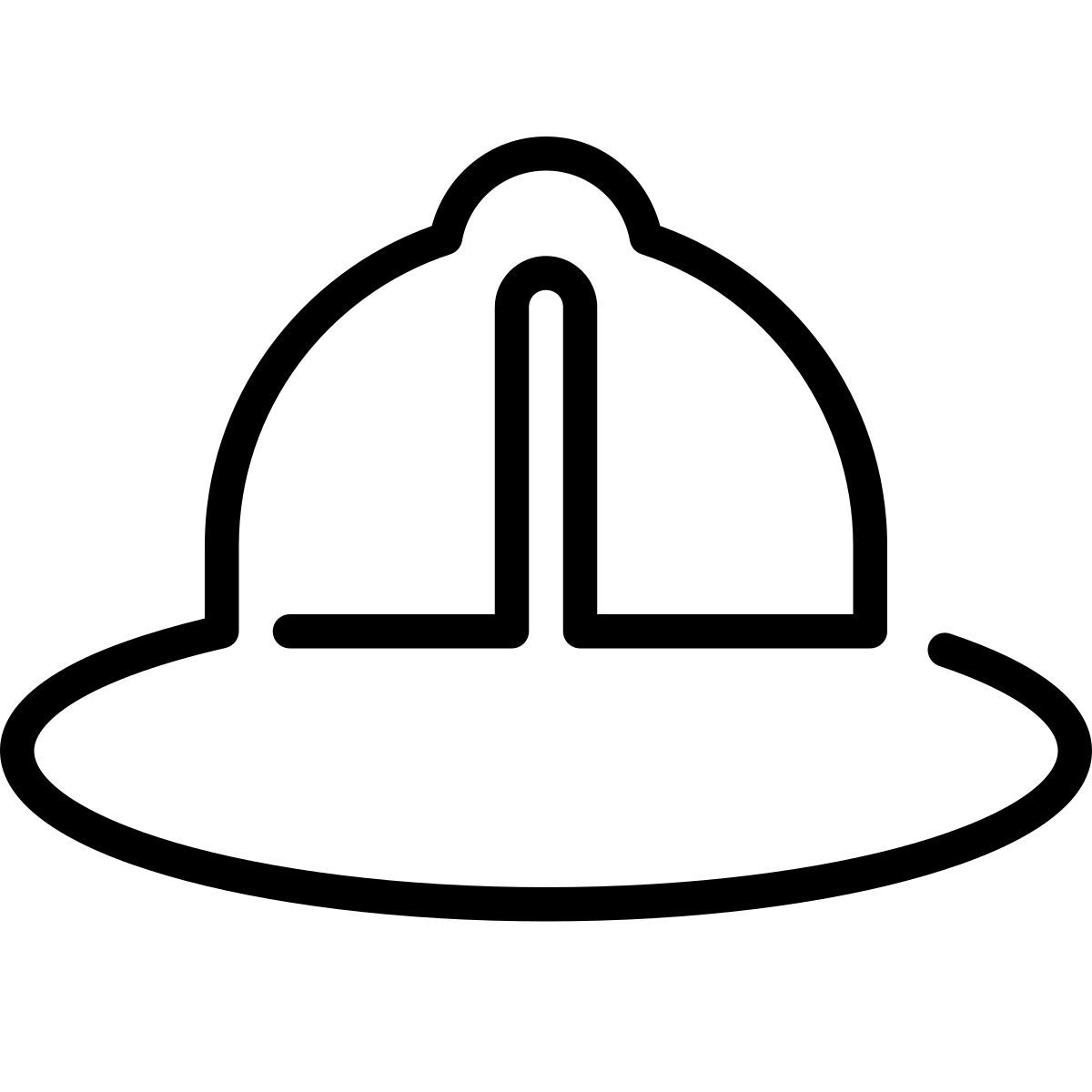 laces style safari帽子 icon