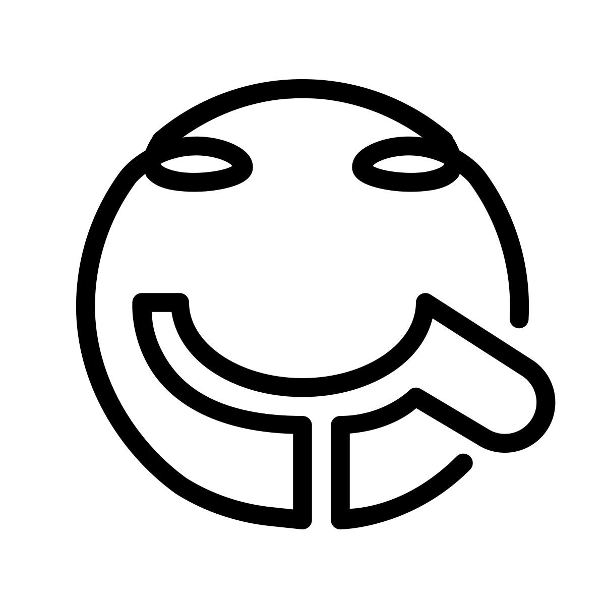 laces style saboreando o delicioso rosto de comida icon