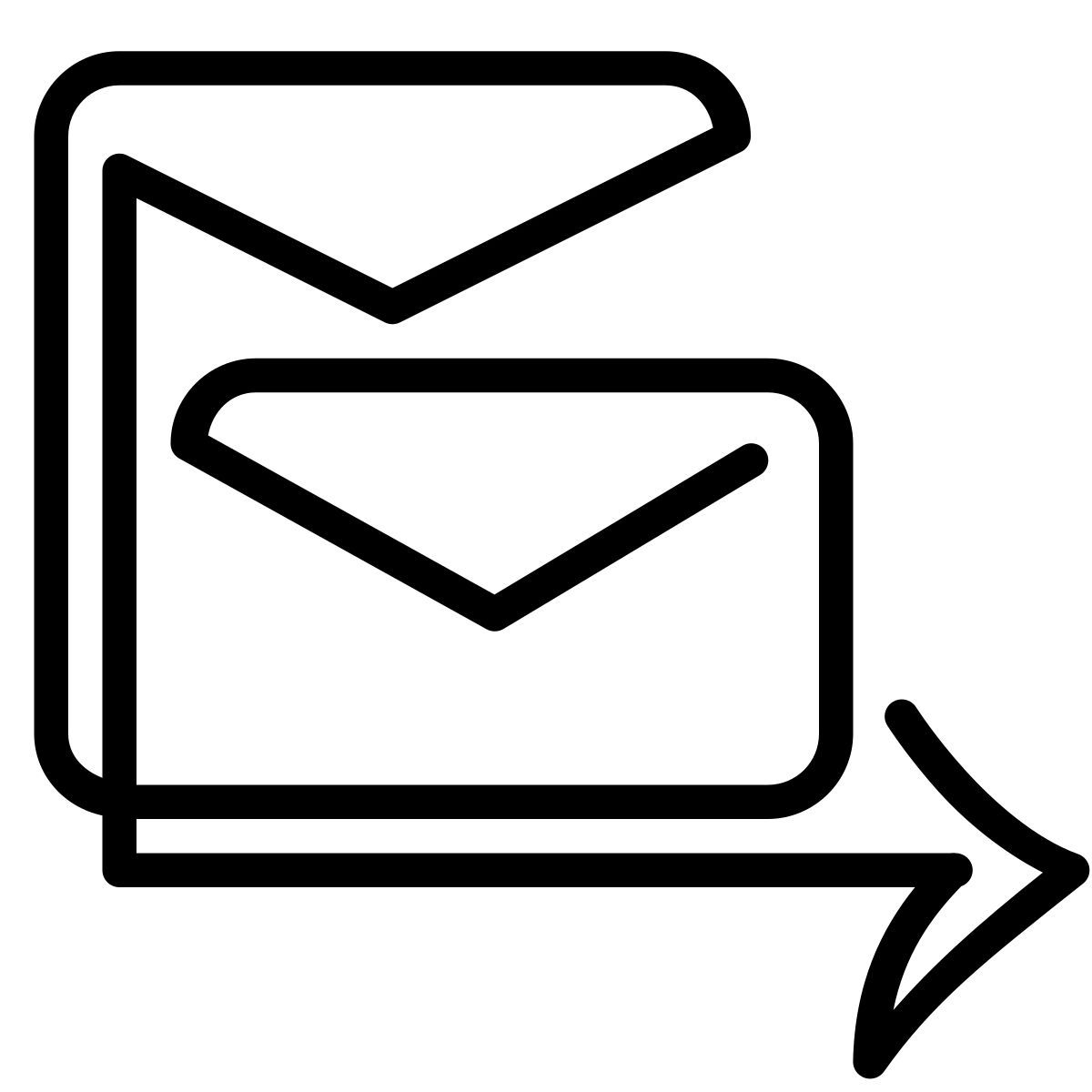 laces style enviar correo electrónico masivo icon