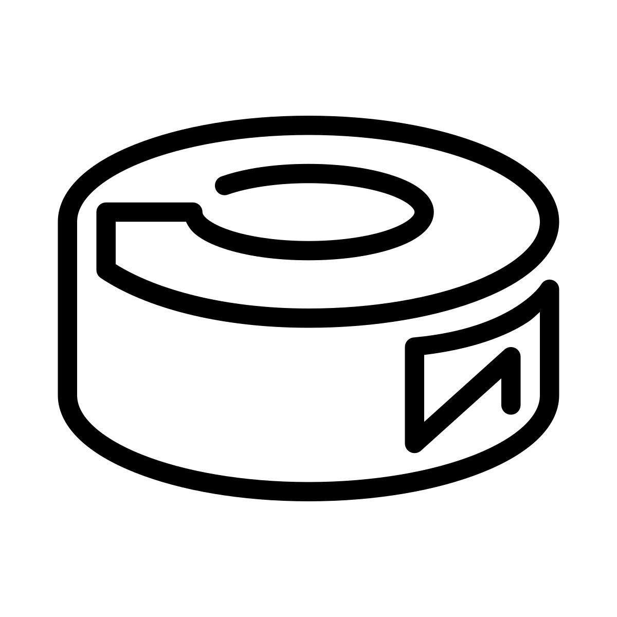 laces style scotch tape icon