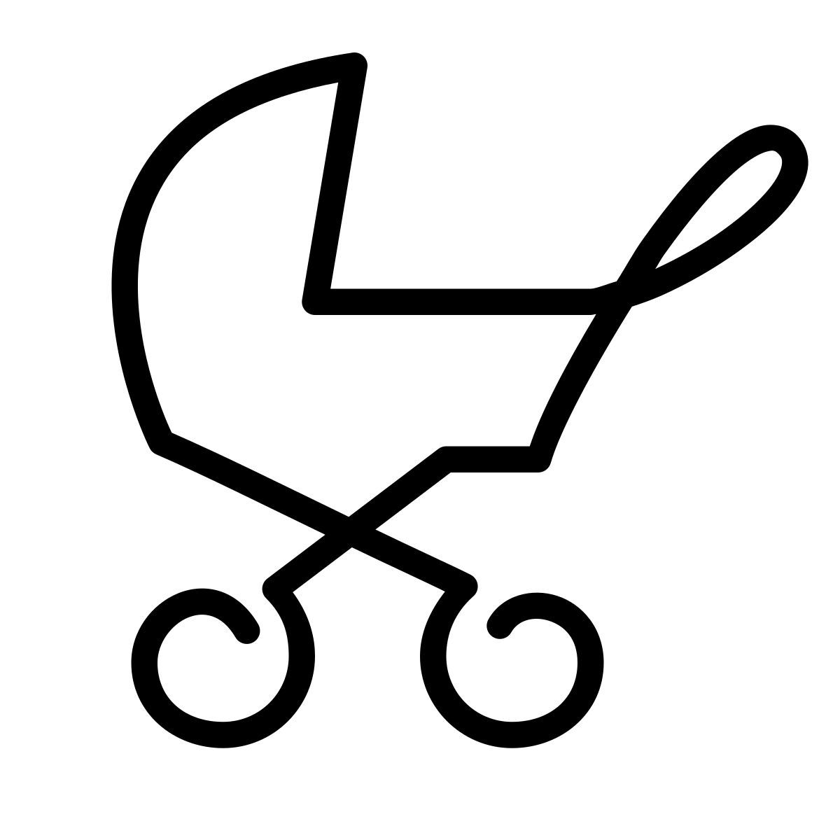 laces style passeggino icon