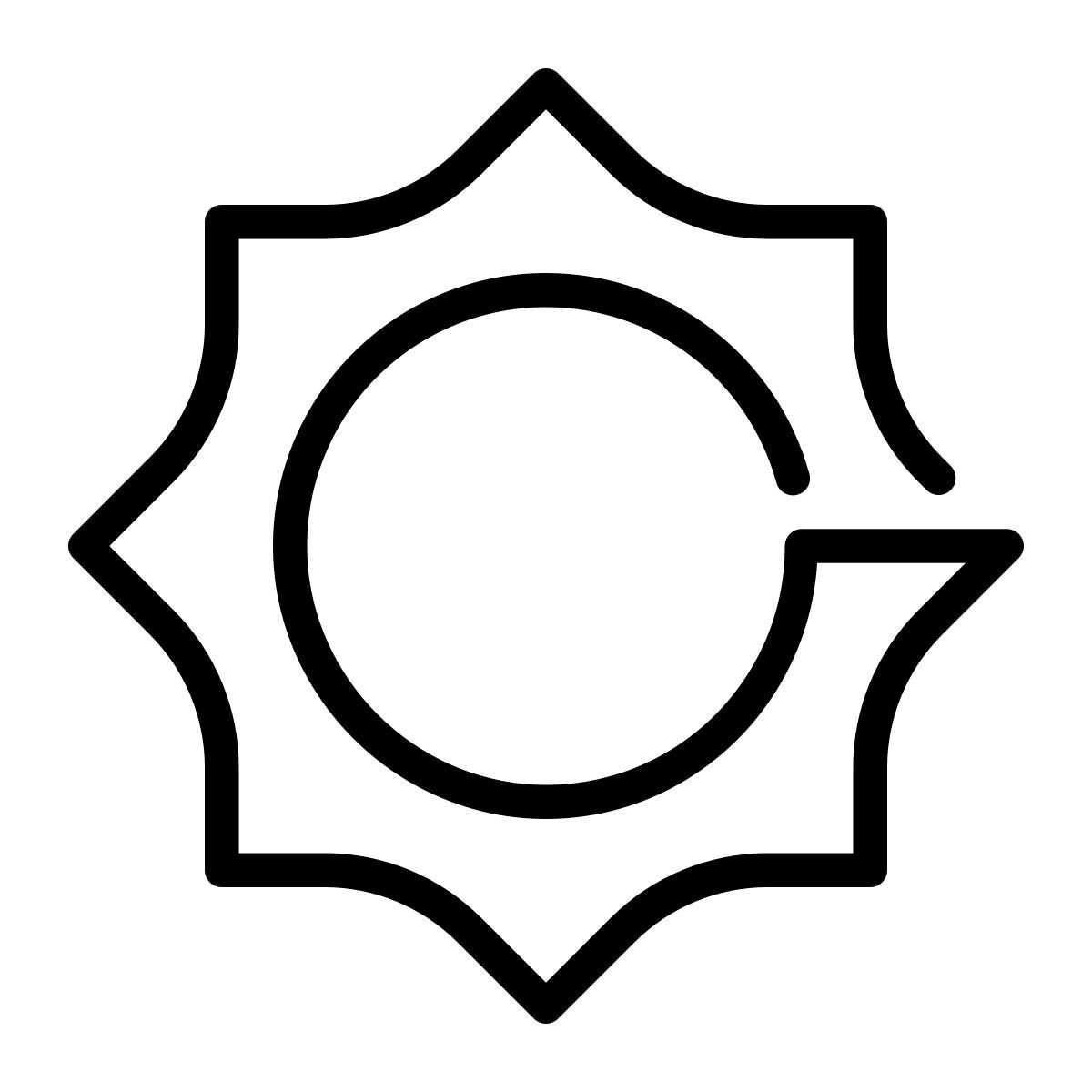 laces style sonne icon