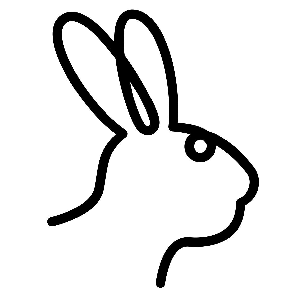 laces style year of rabbit icon