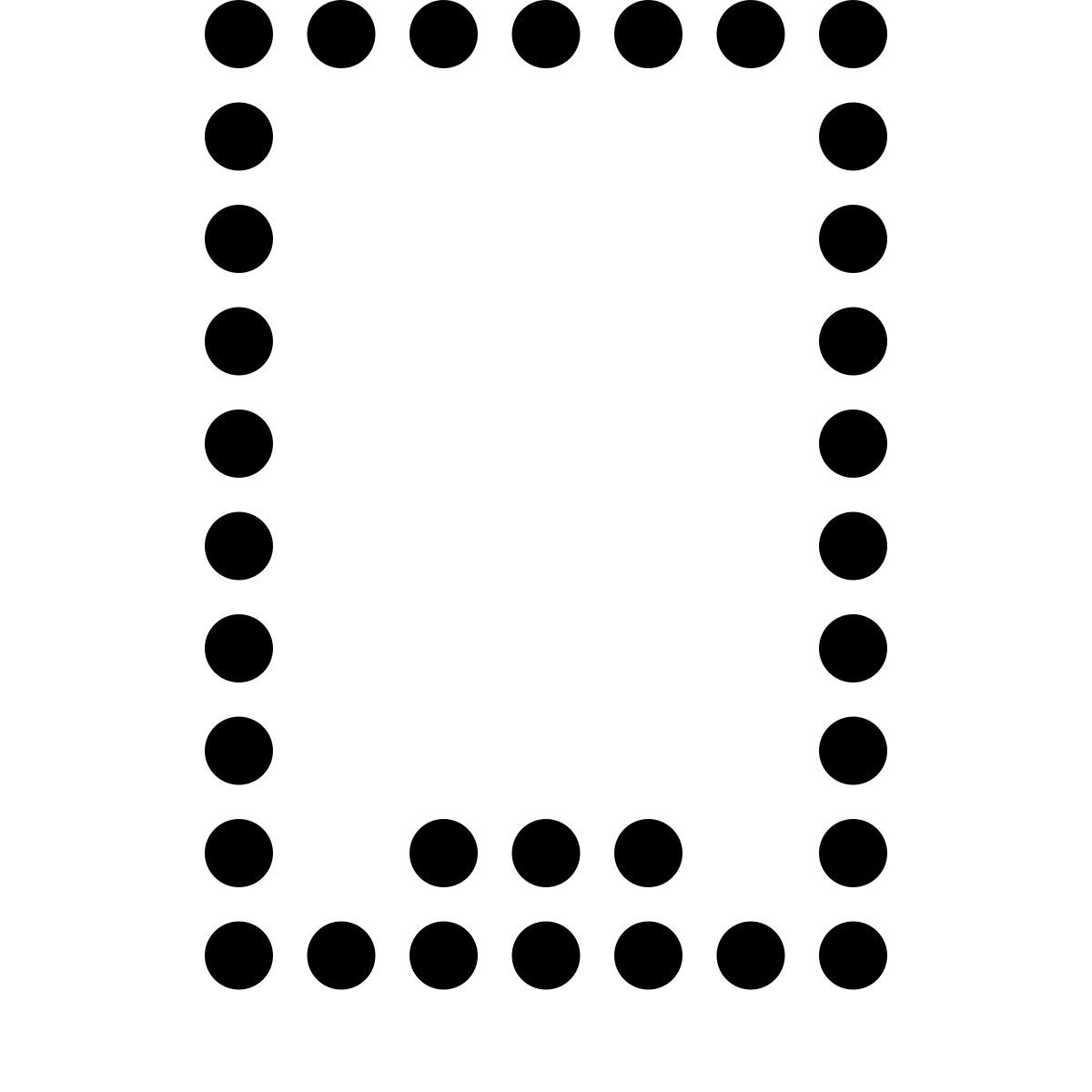 led style android phone icon