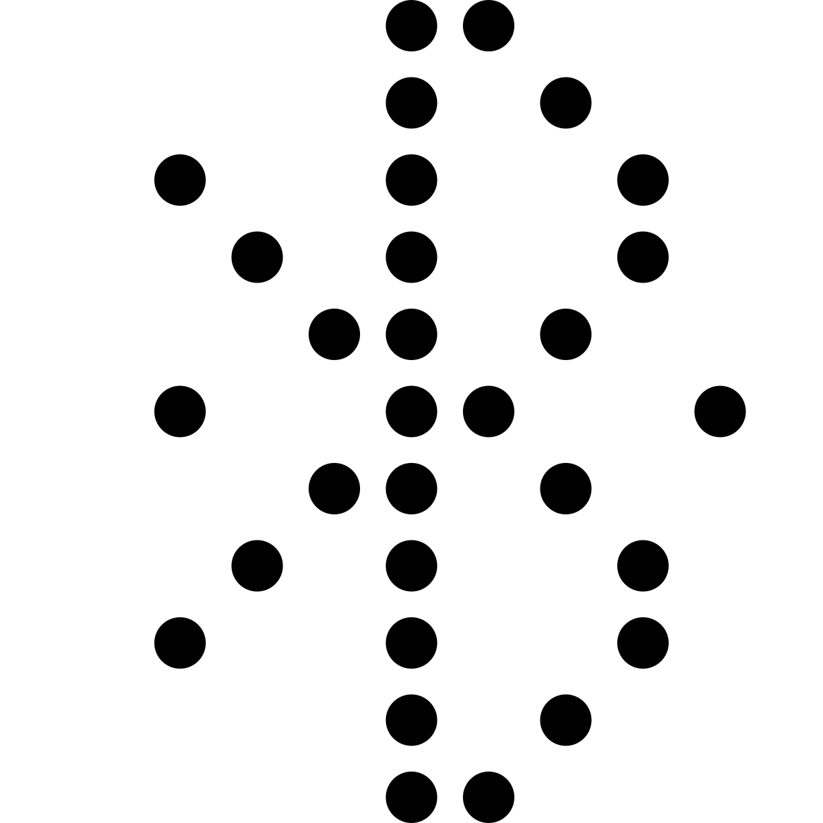 led style bluetooth connected icon