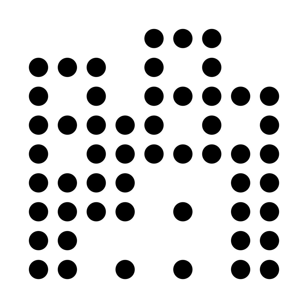 led style 도시 건물 icon