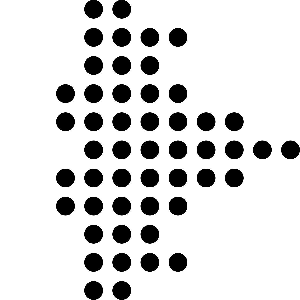 led style kampfjet icon