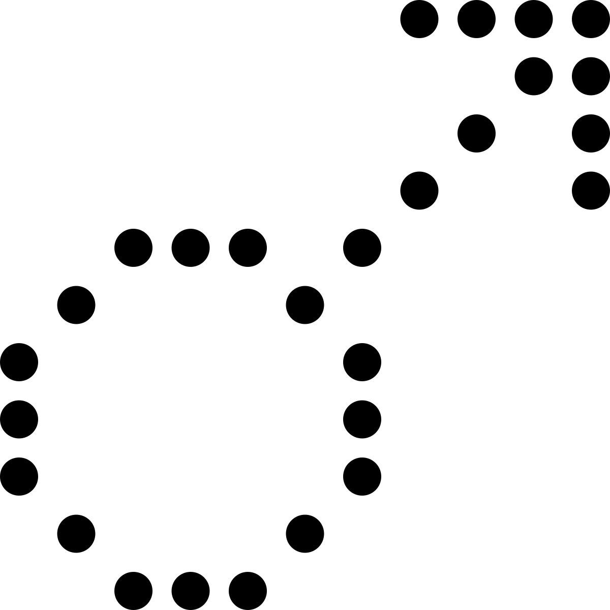 led style 화성 기호 icon