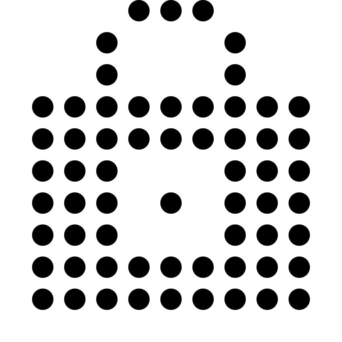 led style privacy icon