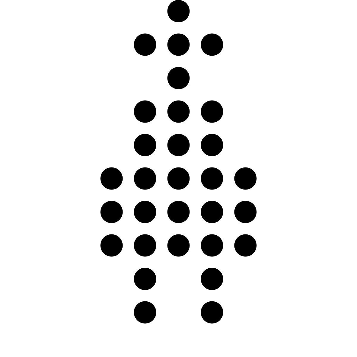 led style donna in piedi icon