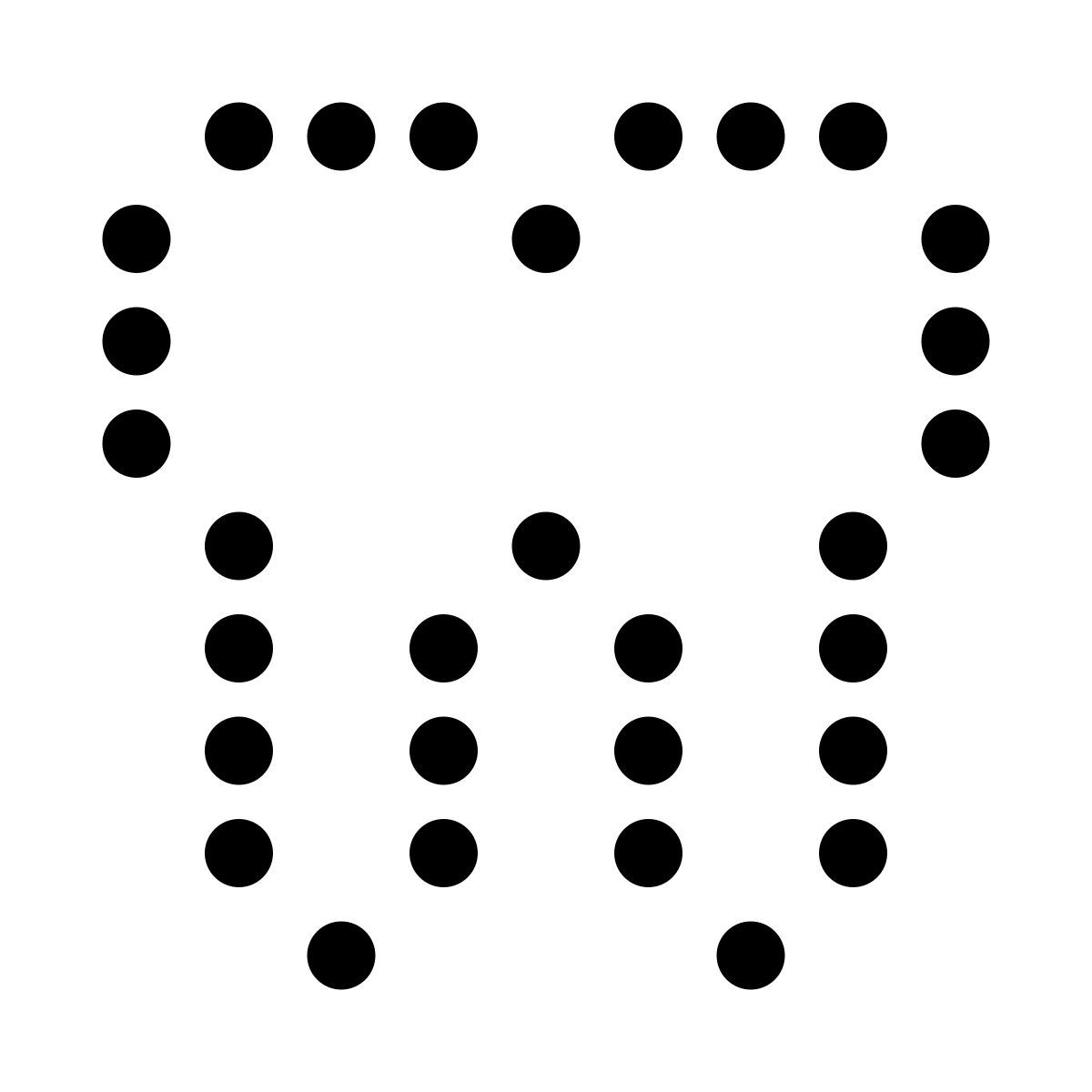 led style diente icon